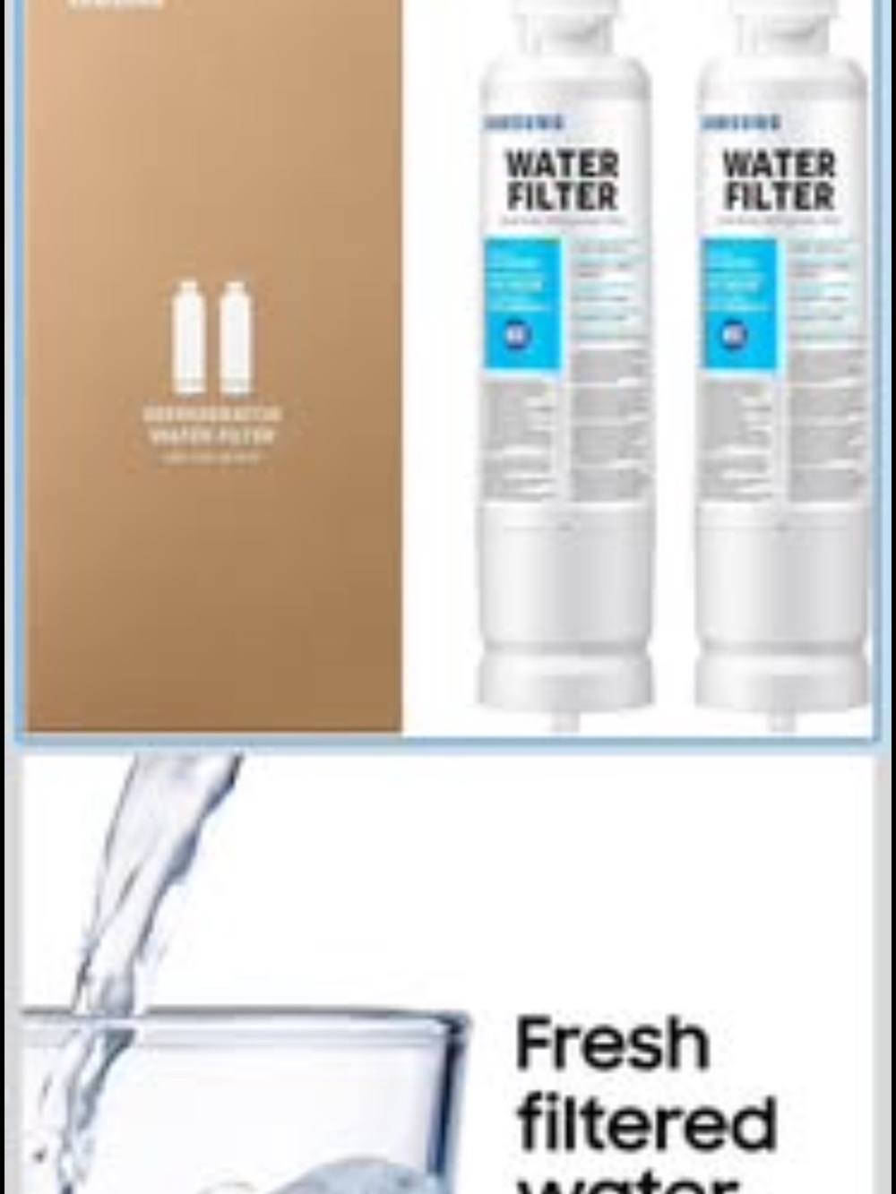 Samsung HAF-CIN-2P/EXP genuine  refrigerator water filter 2 pack new